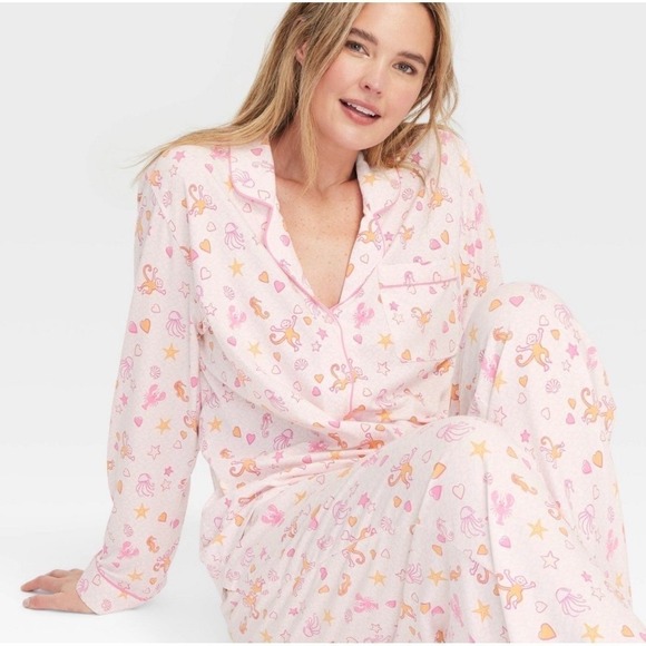 Roller Rabbit Other - Roller Rabbit x Target‎ Sea Life Pajama Set Pants Womens XS NEW Seahorse Monkey